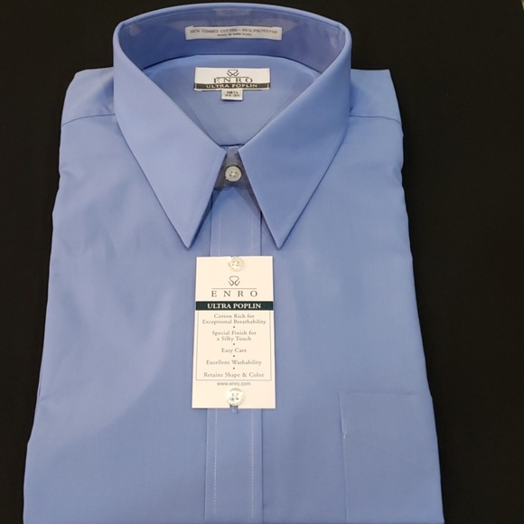 Enro Shirts Nwt Mens Blue Dress Long Sleeve Shirt Poshmark